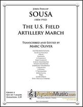 The US Field Artillery March Concert Band sheet music cover